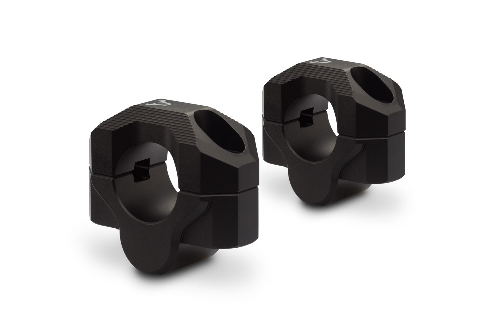 Sw-Motech Unisex Black Bar Riser For Ø 28 Mm Handlebar - H=20 Mm. Milled.