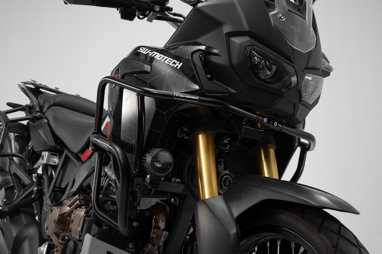 Sw-Motech Unisex Black Upper Crash Bars - Honda Crf1000l Africa Twin (15-).