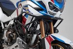 SW-Motech 上部碰撞杆 - 黑色。本田CRF1100L非洲双Adv Sp.（19-）。