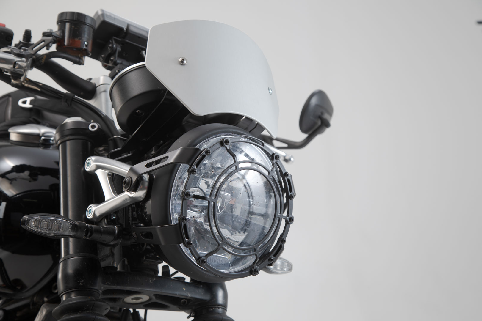 SW-Motech Gris. Triumph Speed Twin 1200 (18-). - Gris. Triumph Speed Twin 1200 (18-)., argent