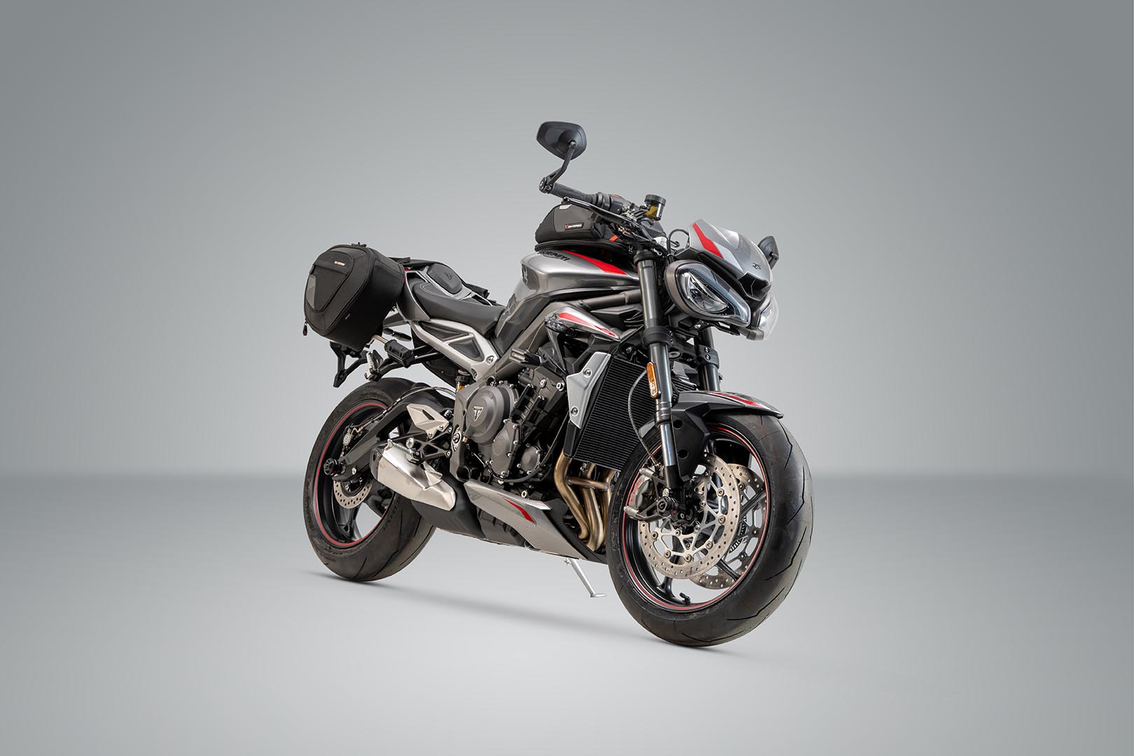 SW-Motech BLAZE H Satteltaschen-Set - Schwarz/Grau. Triumph Street Triple 765 (19-)., schwarz