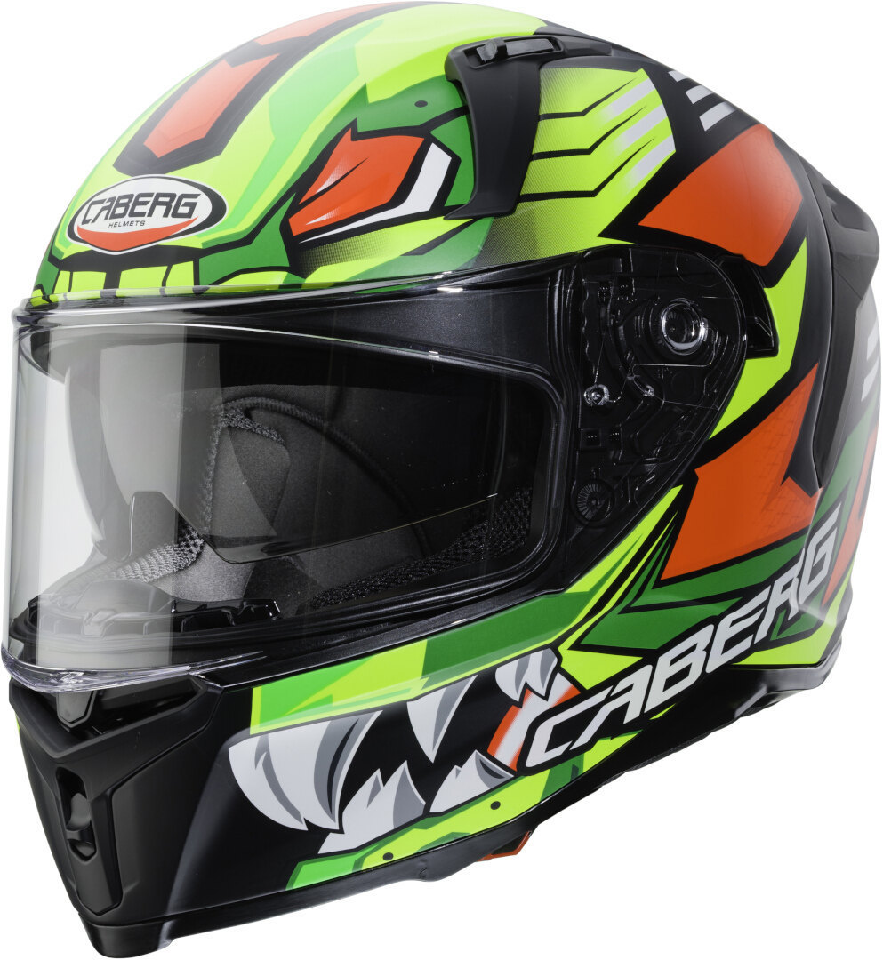 Caberg Avalon Giga Helm, zwart-rood-groen, afmeting XS