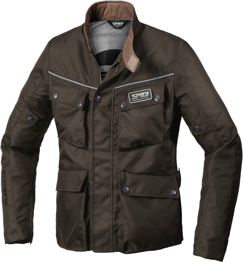 Spidi Originals Enduro Motorcycle Textile Jacket, brown, Size 3XL, brown, Size 3XL