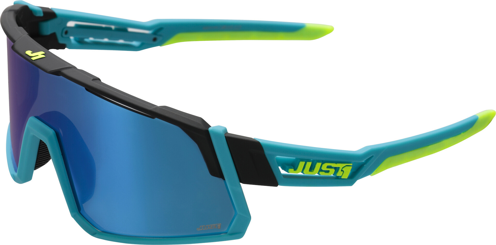 Just1 Sniper Alexey Lutsenko Replica Sunglasses, blue-yellow, blue-yellow, Size One Size
