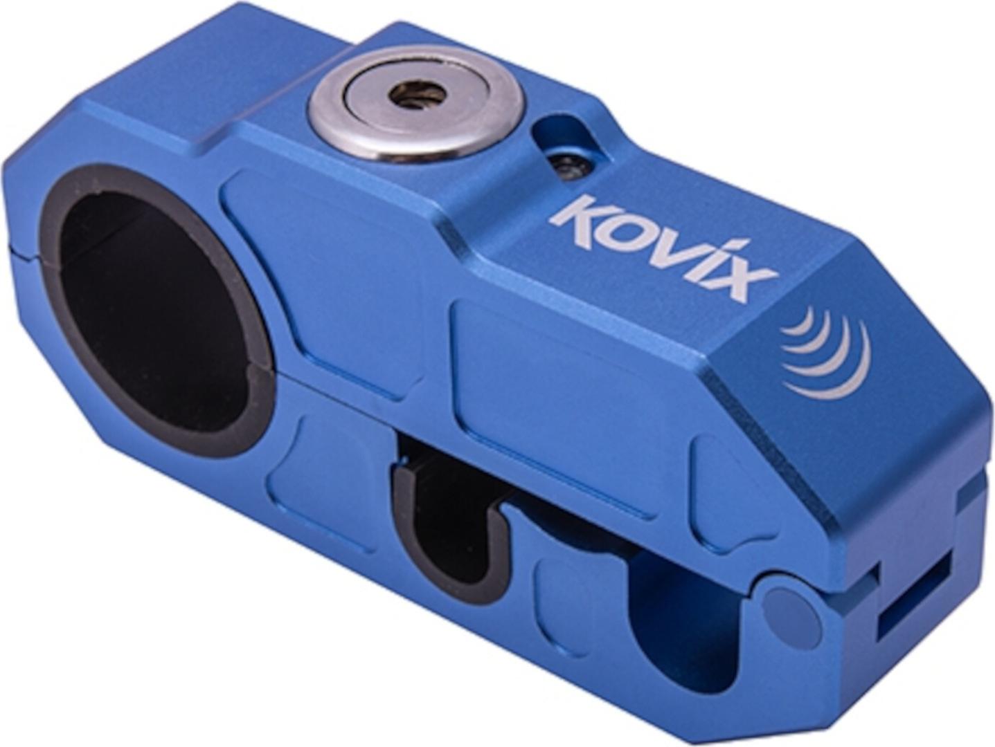 Image of Kovix KHL Alarm Blocco grip, blu