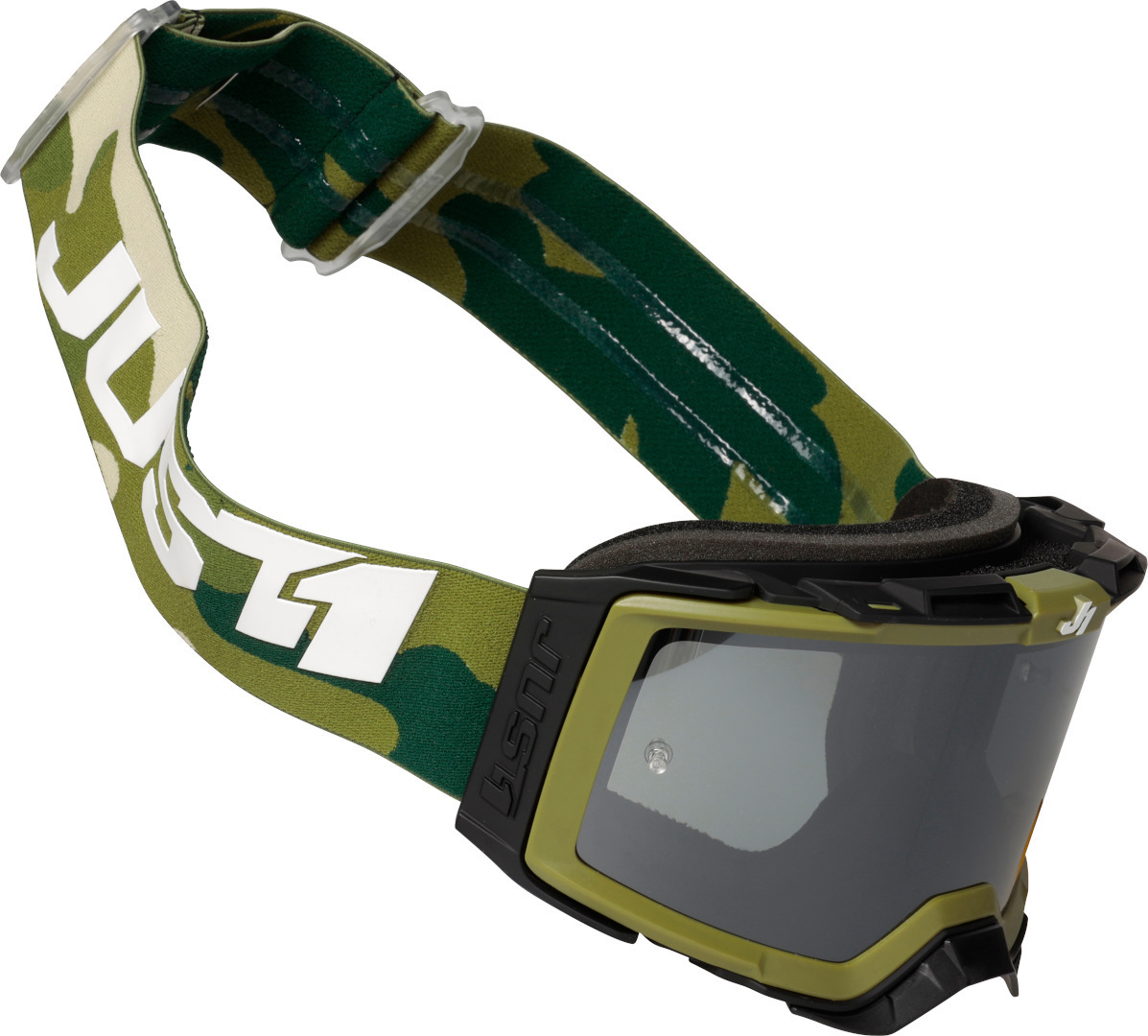 Image of Just1 Nerve Absolute Camo Occhiali da motocross, argento