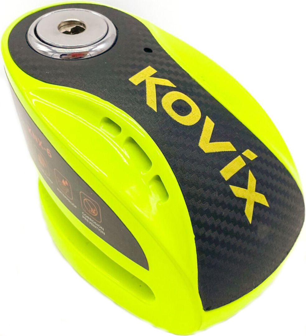 Kovix KNX6 Alarm Brake Disc Lock, green, green, Size One Size
