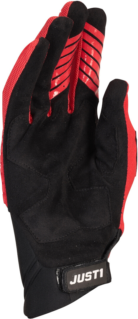 Photos - Motorcycle Gloves Just1 J-HRD Motocross Gloves, red, Size S for Men 