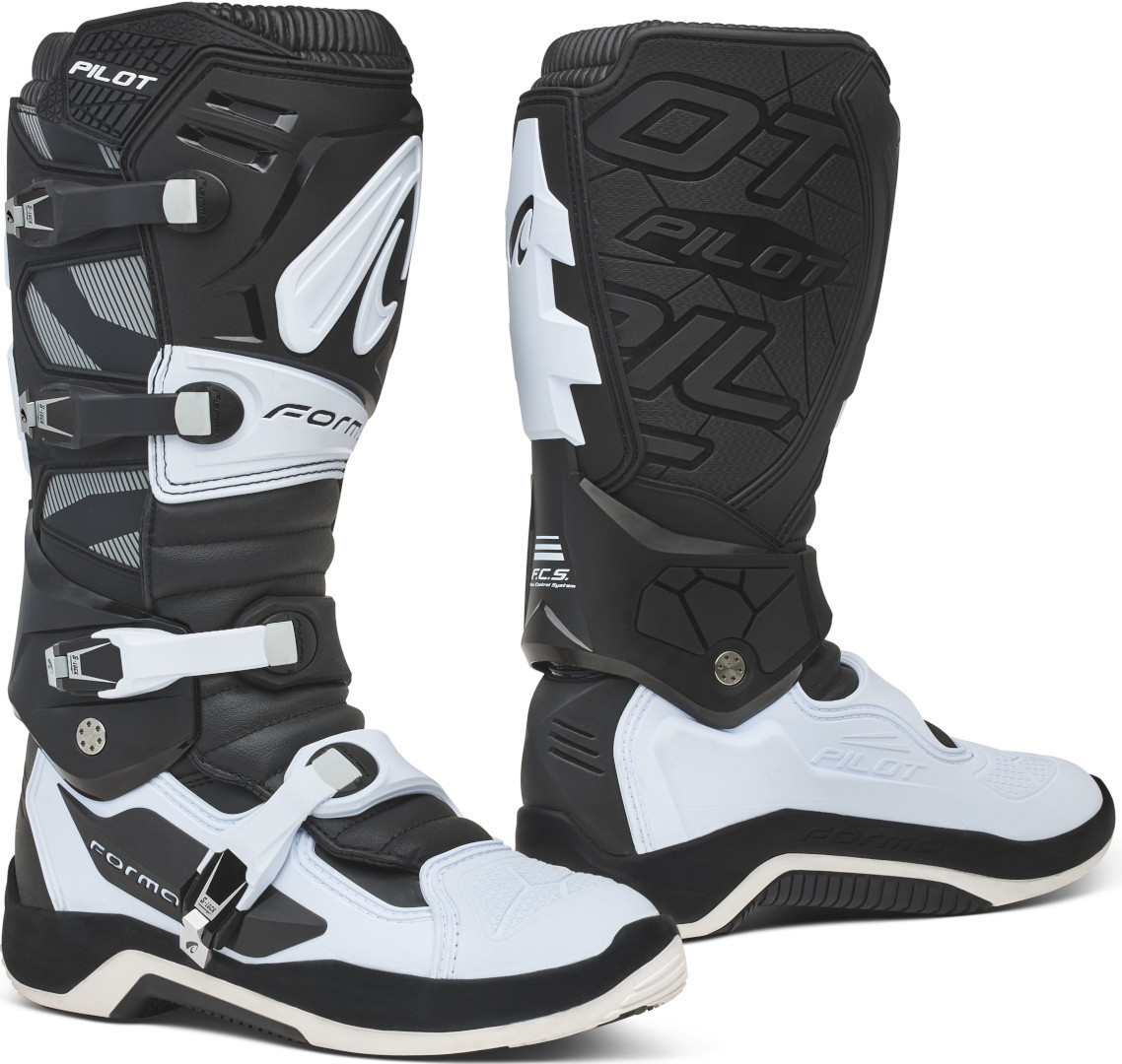 Forma Pilot Motocross Сапоги Черный/Белый 43 