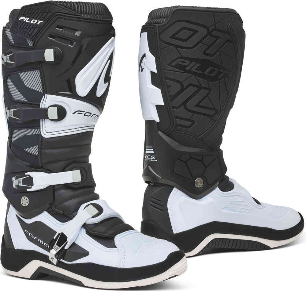 Forma Pilot Motocross Сапоги Черный/Белый 48 
