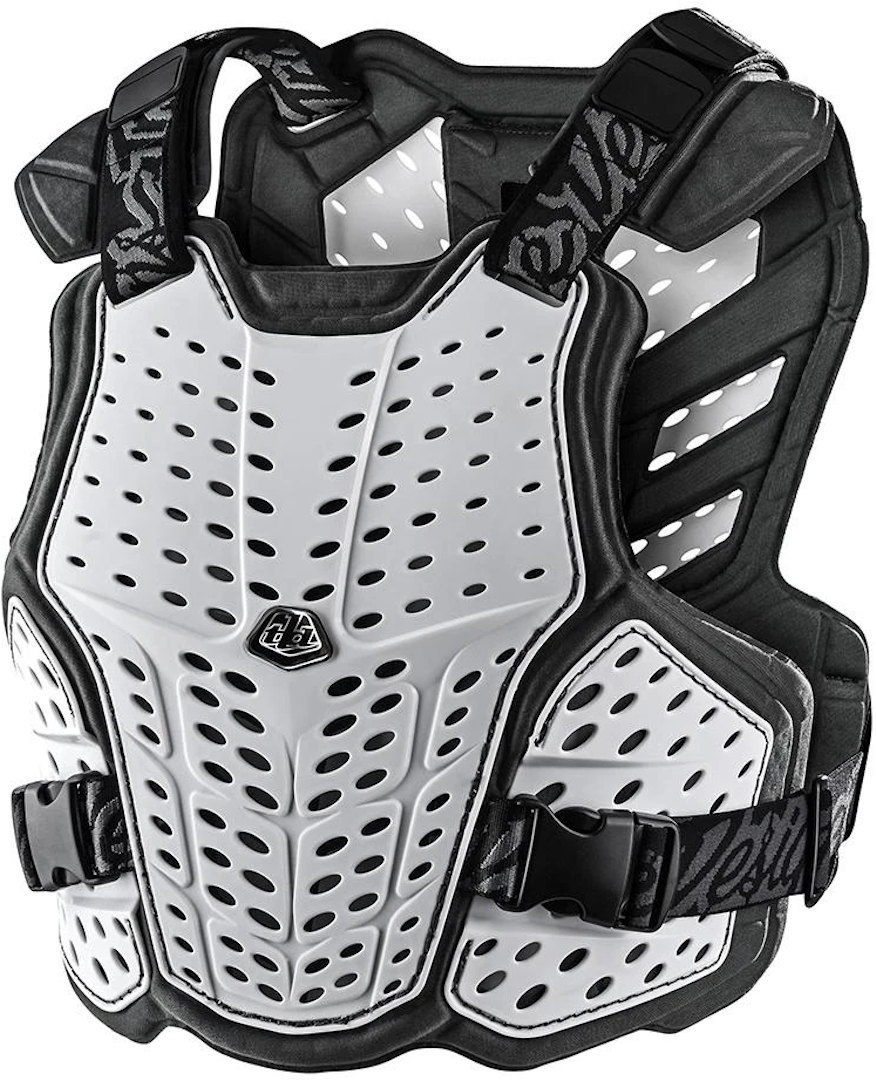 Troy Lee Designs RockFight Youth Protector Vest, white, white, Size One Size