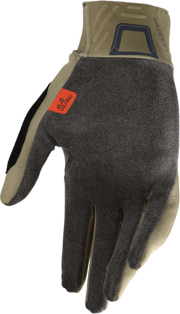 Side view of Leatt MTB 2.0 SubZero Bicycle Gloves, beige, Size S for Men
