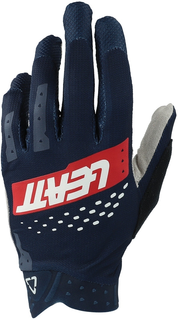 Leatt MTB 2.0 X-Flow Bicycle Gloves, red-blue, Size S, red-blue, Size S