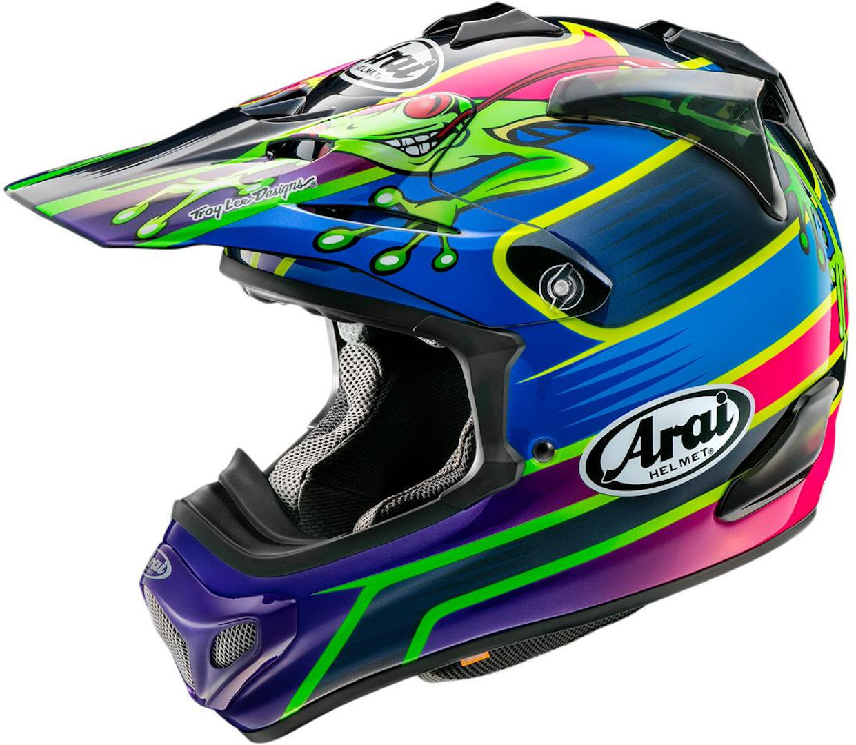 Arai MX-V Barcia Frog Motocross Helmet, multicolored, Size S, multicolored, Size S