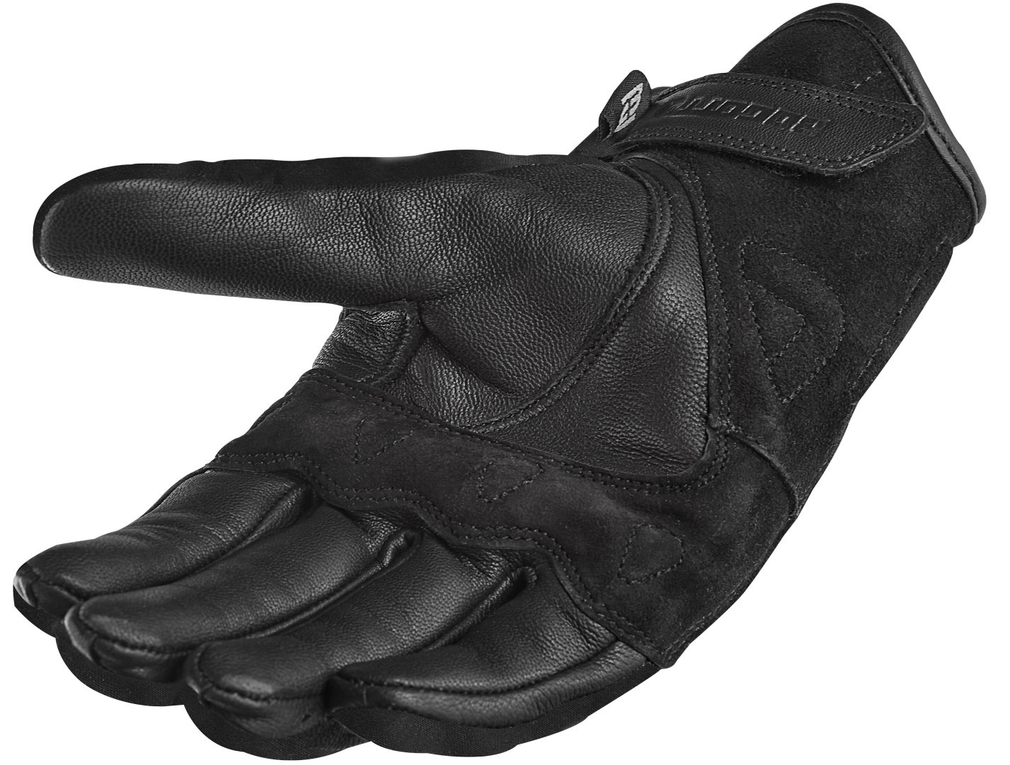 Side view of Bogotto Bolt Motorcycle Gloves, black, Size XS for Women