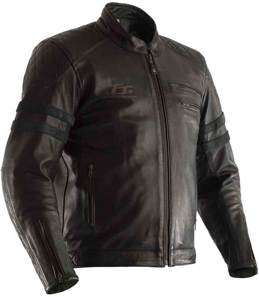 RST IOM TT Hillberry Motorcycle Leather Jacket Giacca moto in pelle