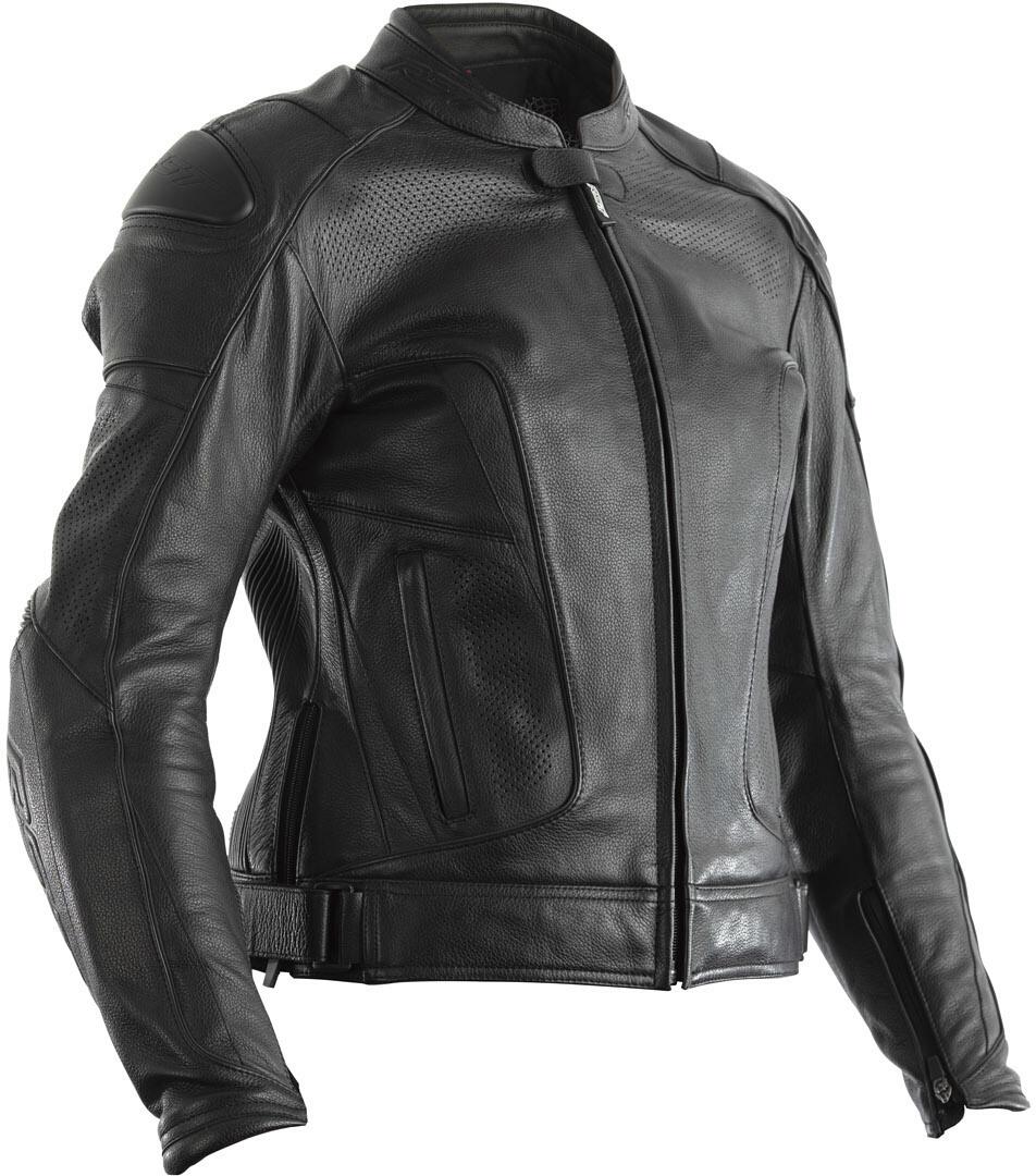 Image of RST GT Ladies Motorcycle Leather Jacket Giacca donna moto in pelle, nero, dimensione S per donne