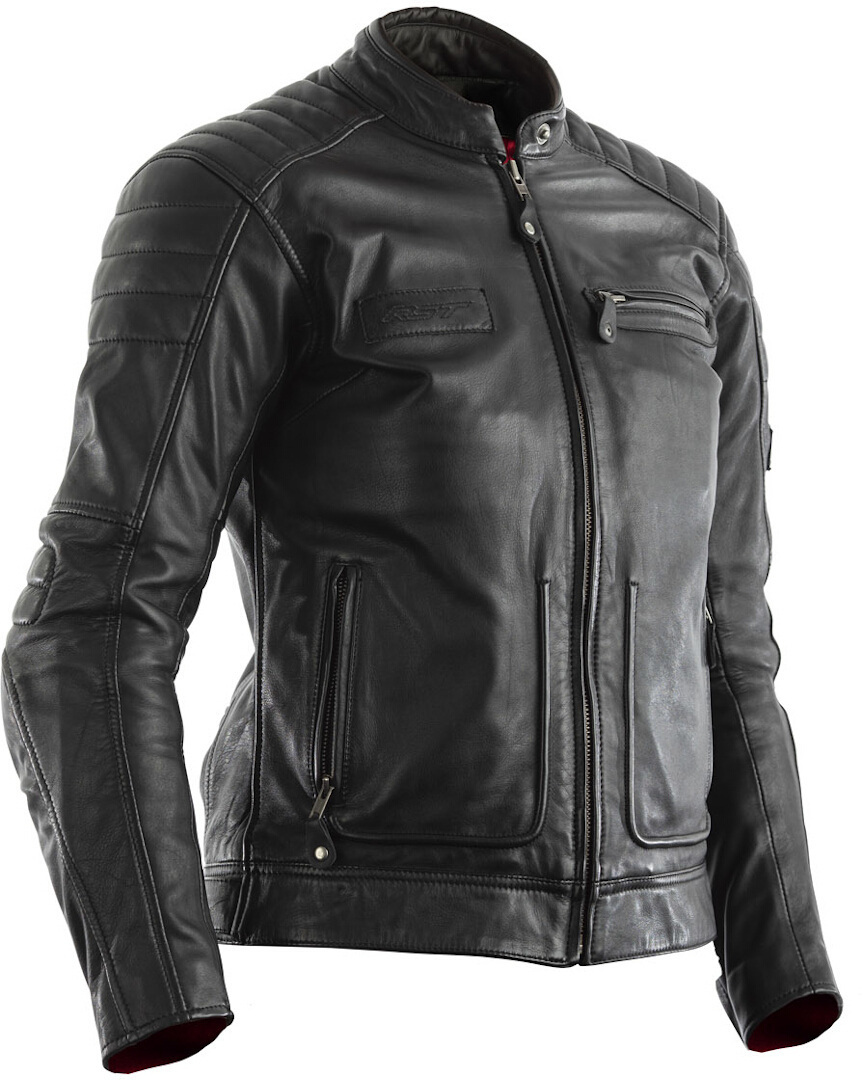 Image of RST Roadster II Ladies Motorcycle Leather Jacket Giacca donna moto in pelle, marrone, dimensione M per donne