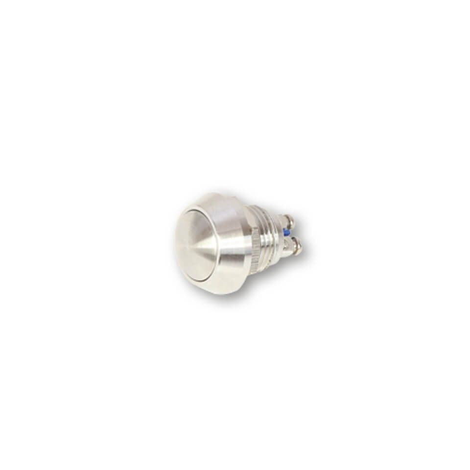 HIGHSIDER Stainless steel push button (M12), silver, silver