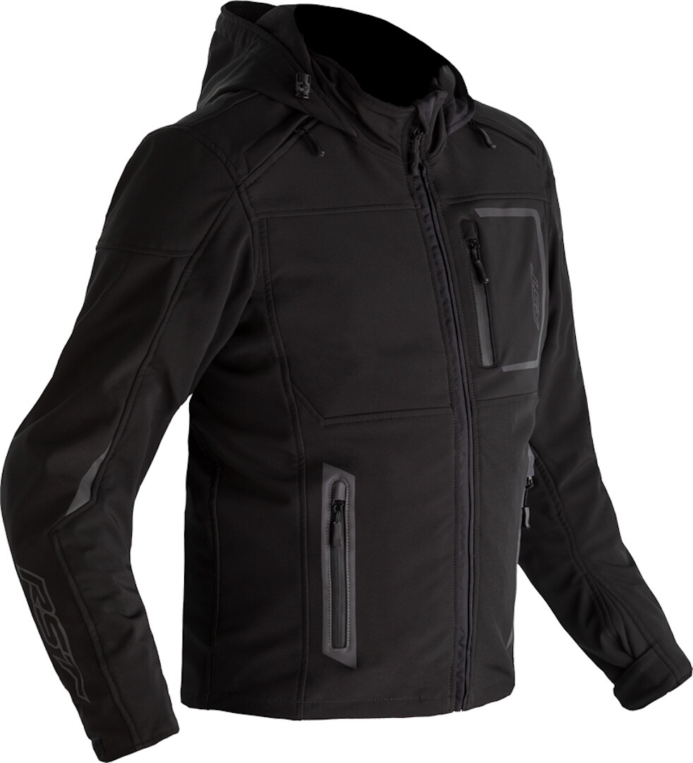 RST Frontline Motorfiets textiel jas, zwart, afmeting XS