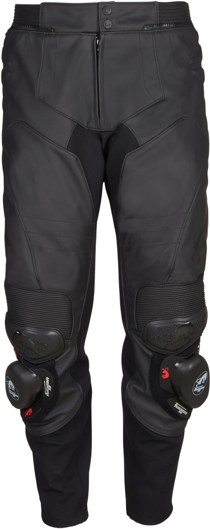 Image of Furygan Ghost Pantaloni moto in pelle, nero, dimensione 44