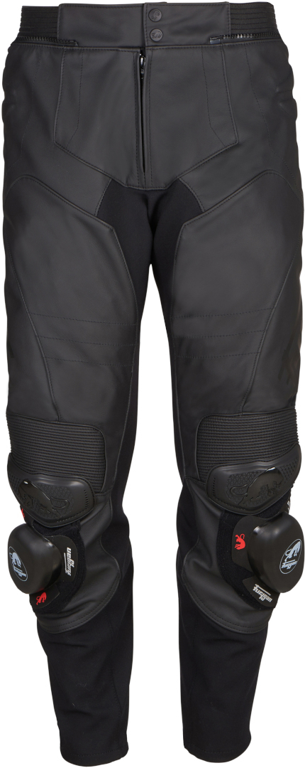 Furygan Ghost Motorcycle Leather Pants, black, Size 40, black, Size 40