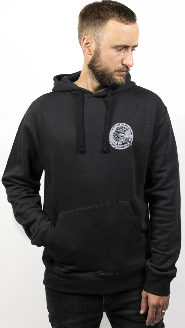 John Doe Indian V 2.0 Hoodie, black, Size S, black, Size S
