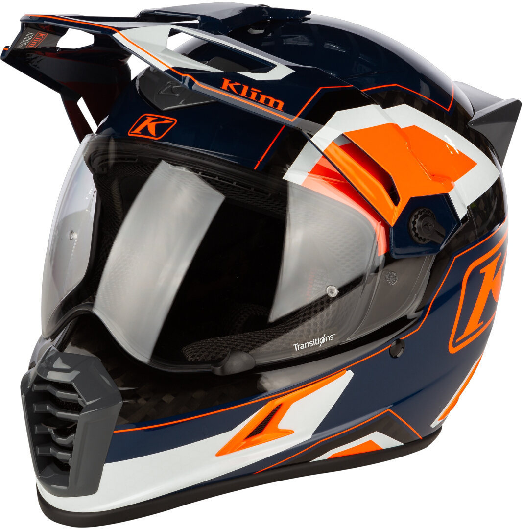 Klim Krios Pro Rally Carbon Шлем для мотокросса Оранжевый XXL (63/64) 