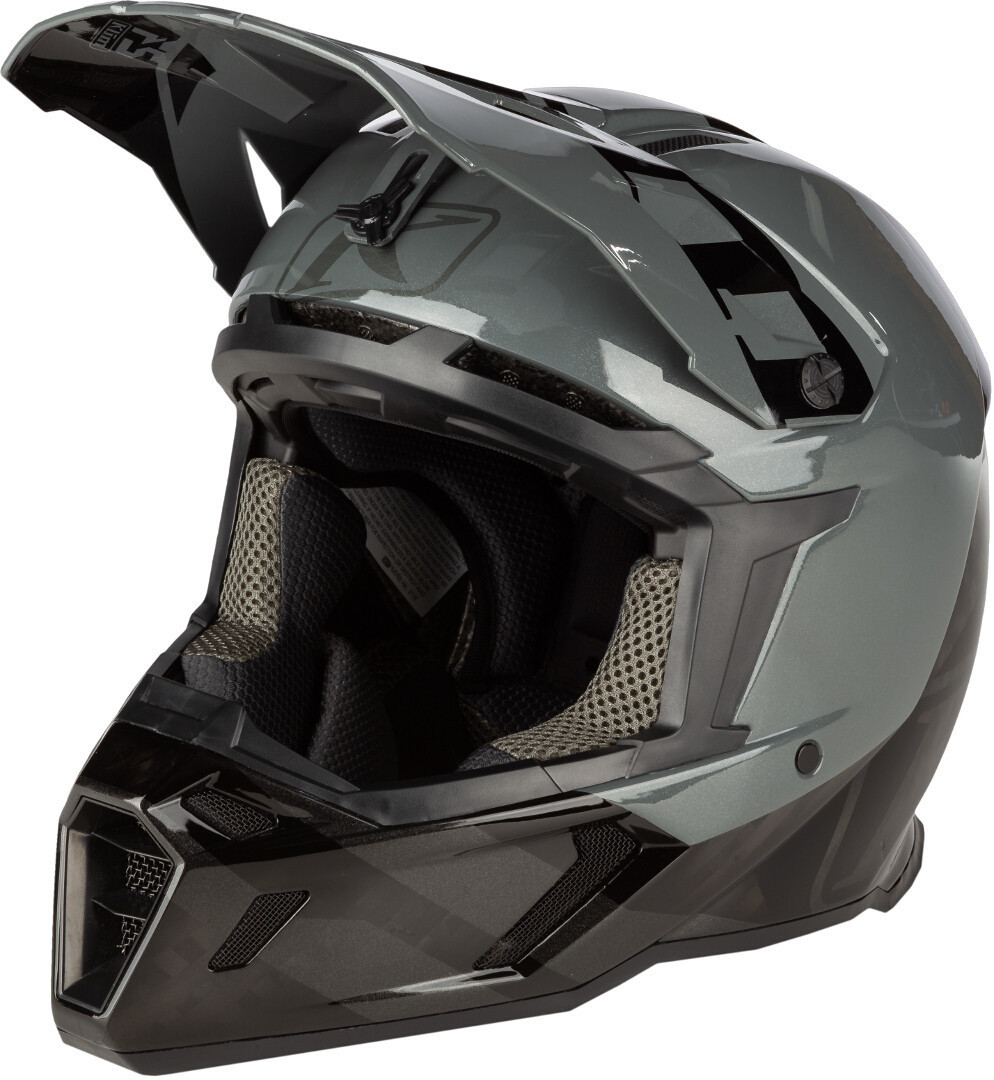 Klim F5 Koroyd Ascent Carbon Motocross hjälm, svart-grå, storlek S