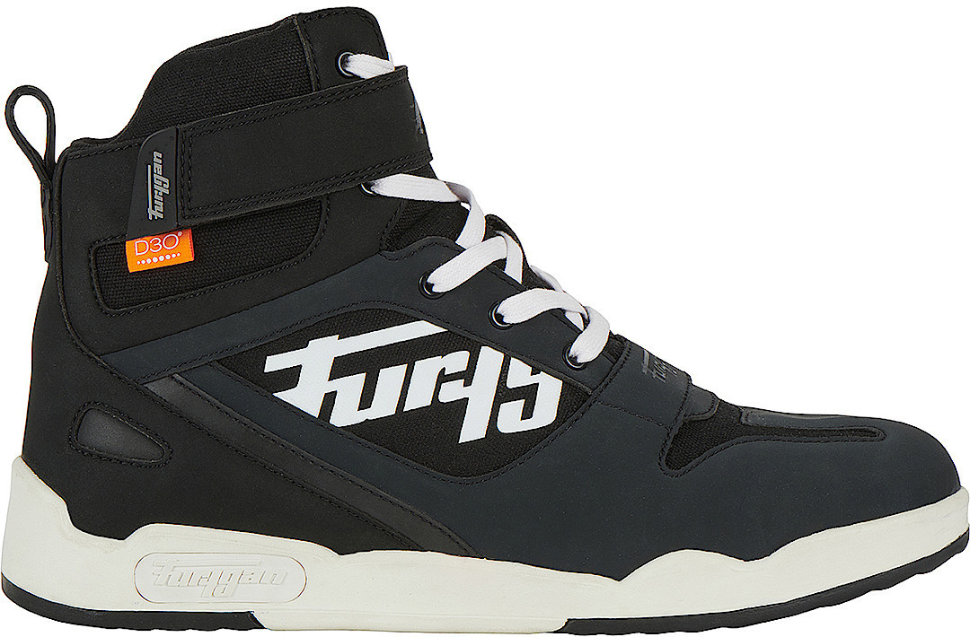 Image of Furygan Get Down Scarpe da moto, nero-bianco, dimensione 40