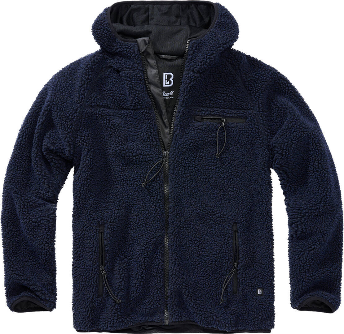 Brandit Men's Blue Teddyfleece Worker Jacket, For 6XL
