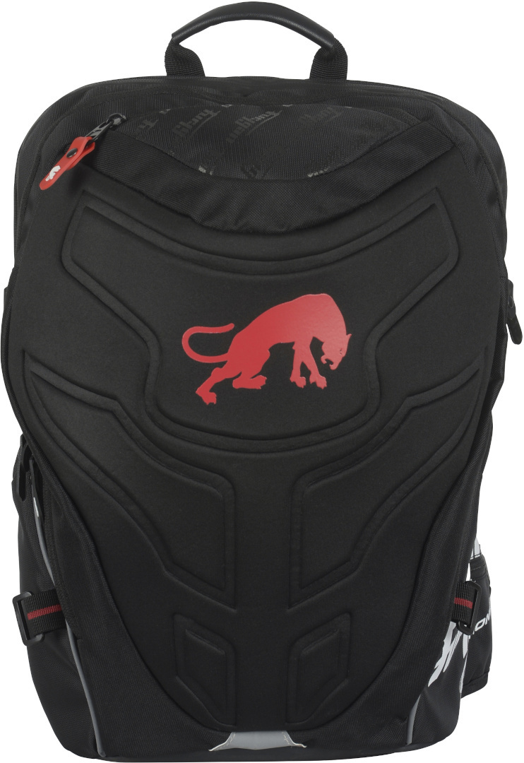 Furygan Cyclone Backpack, black-red, black-red, Size One Size