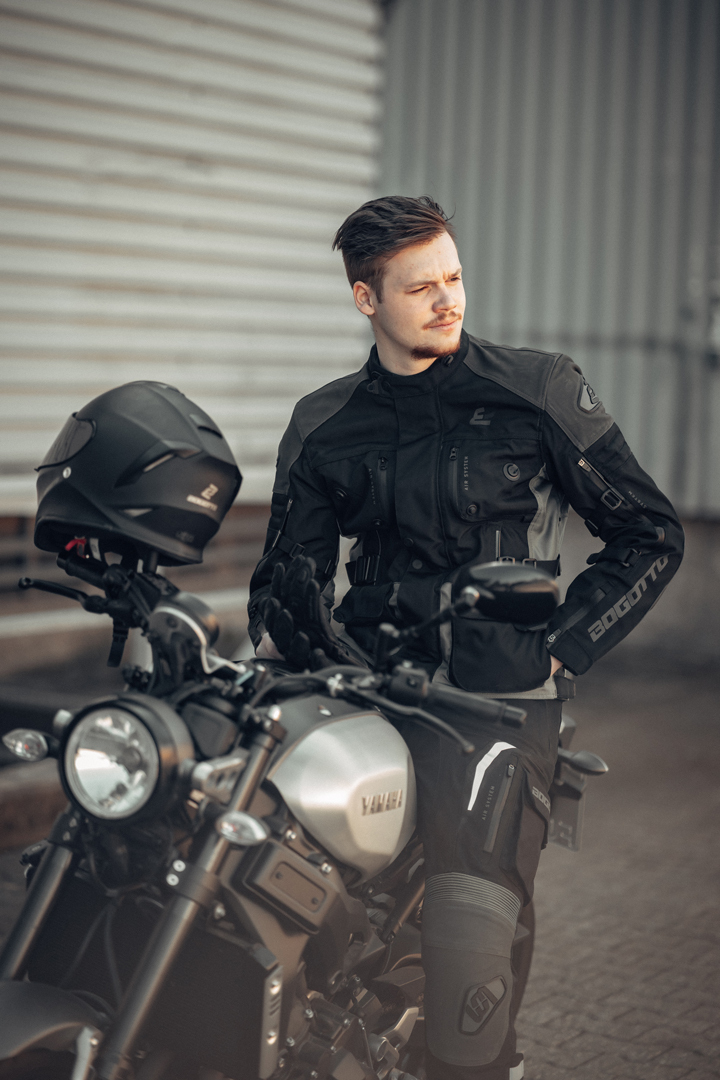 Bogotto Explorer-Z Giacca Moto Impermeabile Pelle/Tessuto - Foto 6 di 7
