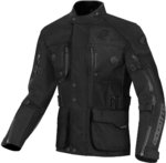 Bogotto Explorer-Z veste imperméable à l’eau en cuir de moto / textile