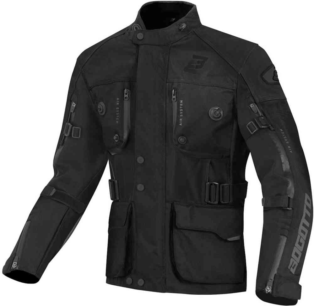 Bogotto Explorer-Z waterdichte Motorfiets Leder- / Textiel Jas