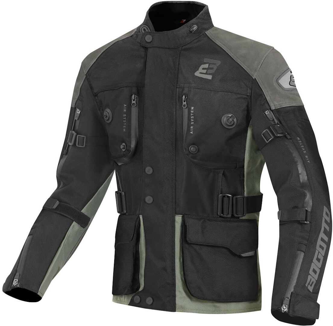 Bogotto Explorer-Z Giacca Moto Impermeabile Pelle/Tessuto - Foto 4 di 7