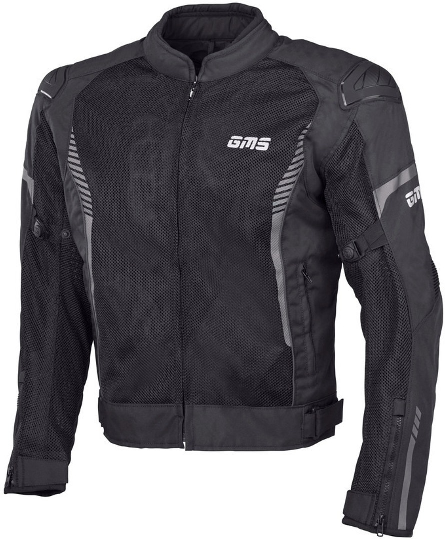 GMS Samu Mesh Motorcycle Textile Jacket, black, Size S, black, Size S
