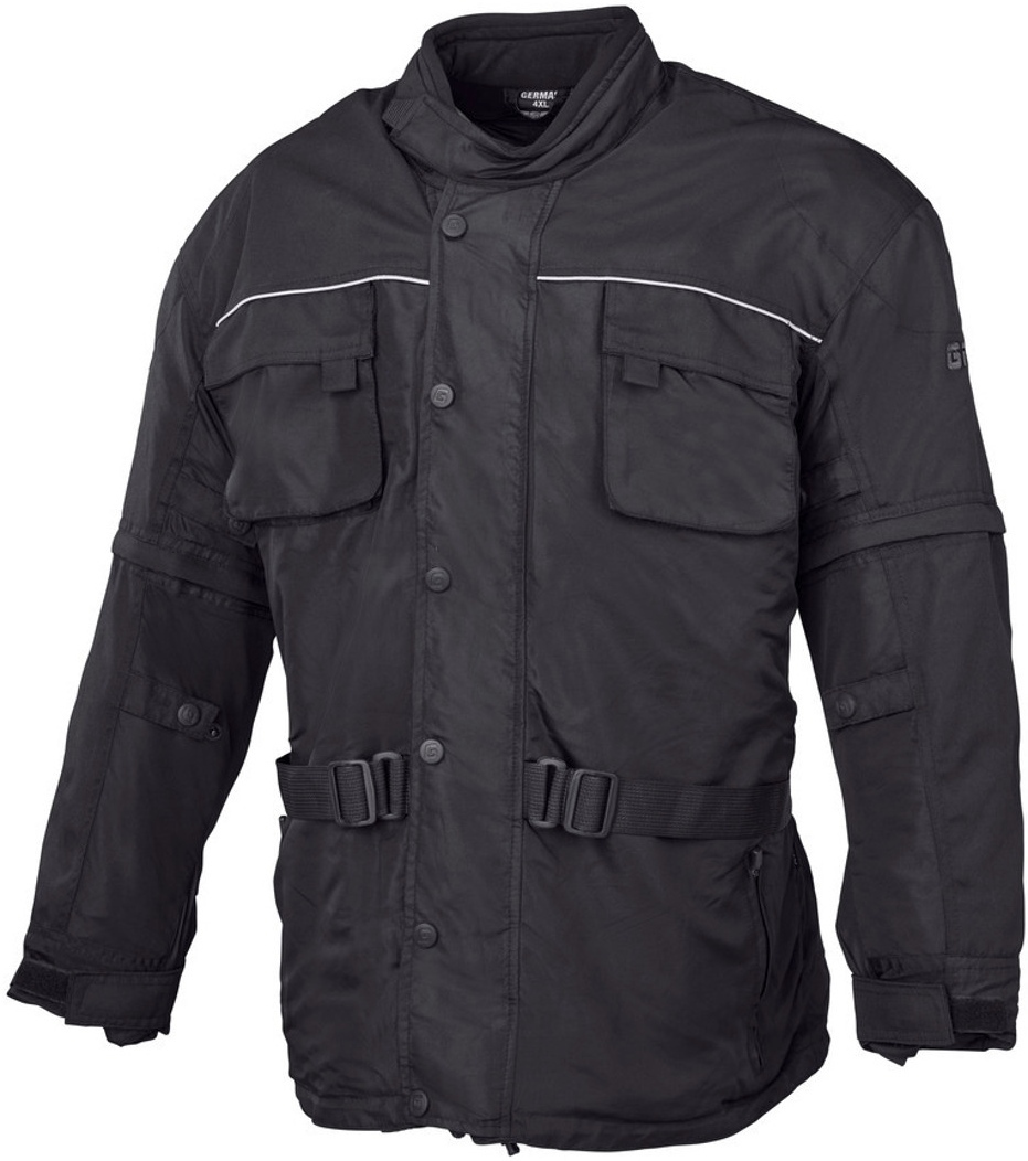 GMS Frisco Ladies Motorcycle Textile Jacket, black, Size 4XL for Women, black, Size 4XL for Women