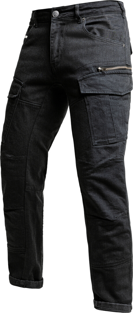 John Doe Defender Mono Motorcykel Textil Byxor, svart, storlek 38