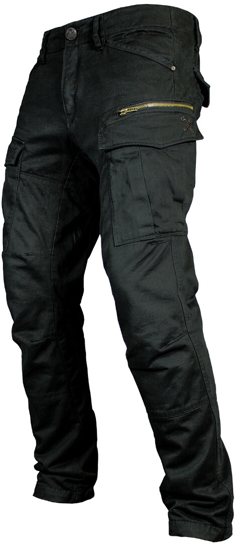 John Doe Defender Mono Motorcycle Textile Pants, black, Size 38, black, Size 38
