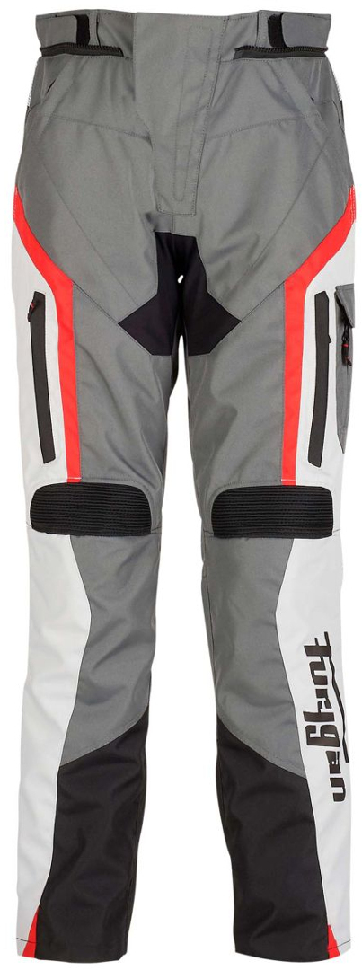 Furygan Apalaches Motorcycle Textile Pants, black-grey-red, Size M, black-grey-red, Size M