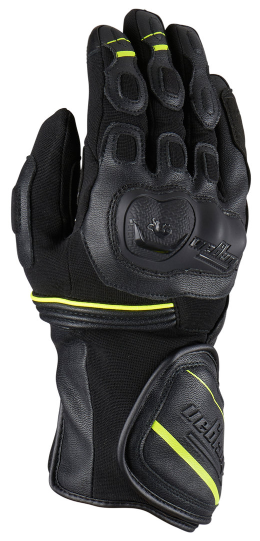 Furygan Dirt Road Motorcycle Gloves, black-yellow, Size 2XL, black-yellow, Size 2XL
