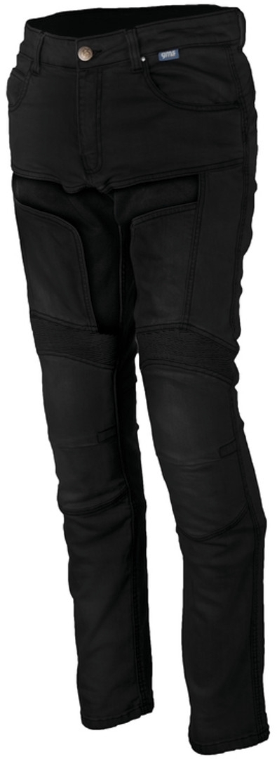 GMS Viper Motorcycle Jeans, black, Size 30, black, Size 30