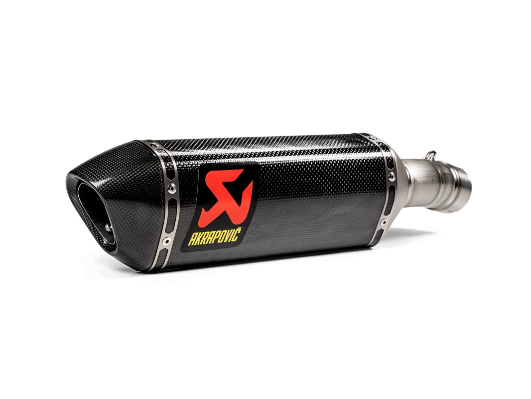 Akrapovic Slip-On Line Carbon Achterdemper, zwart-carbon