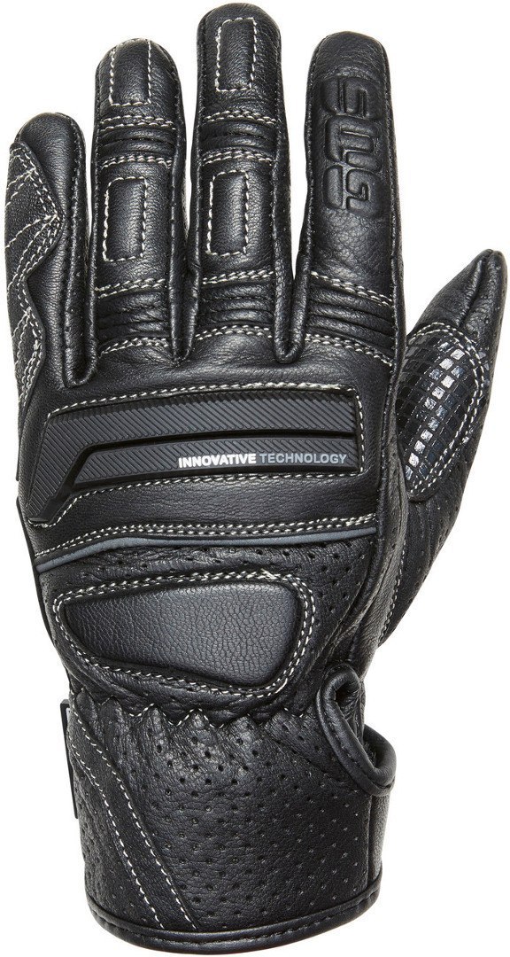 GMS Navigator Ladies Motorcycle Gloves, black, Size S for Women, black, Size S for Women
