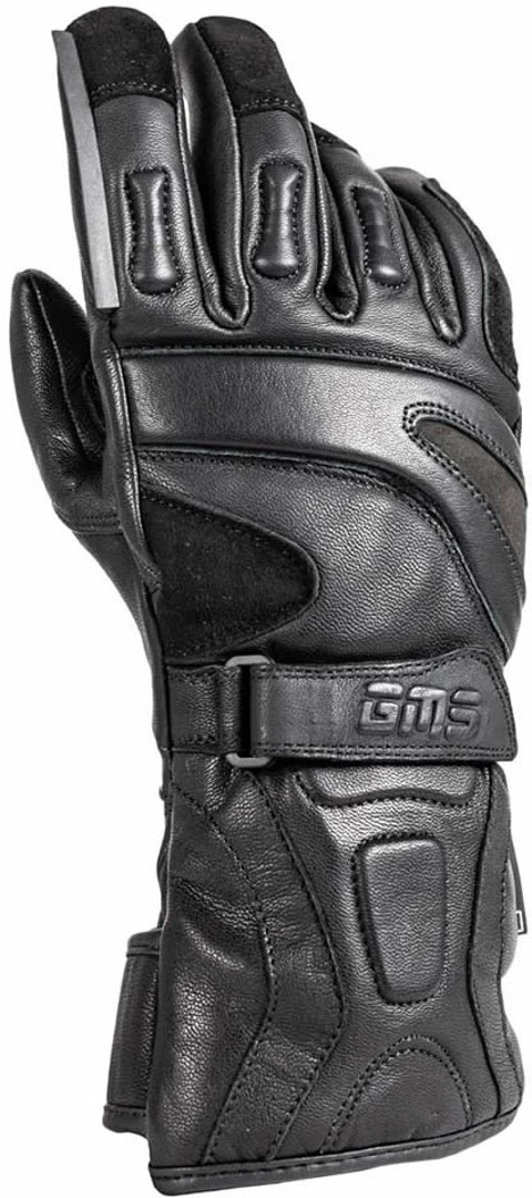 GMS Guard WP waterproof Motorcycle Gloves, black, Size XS, black, Size XS