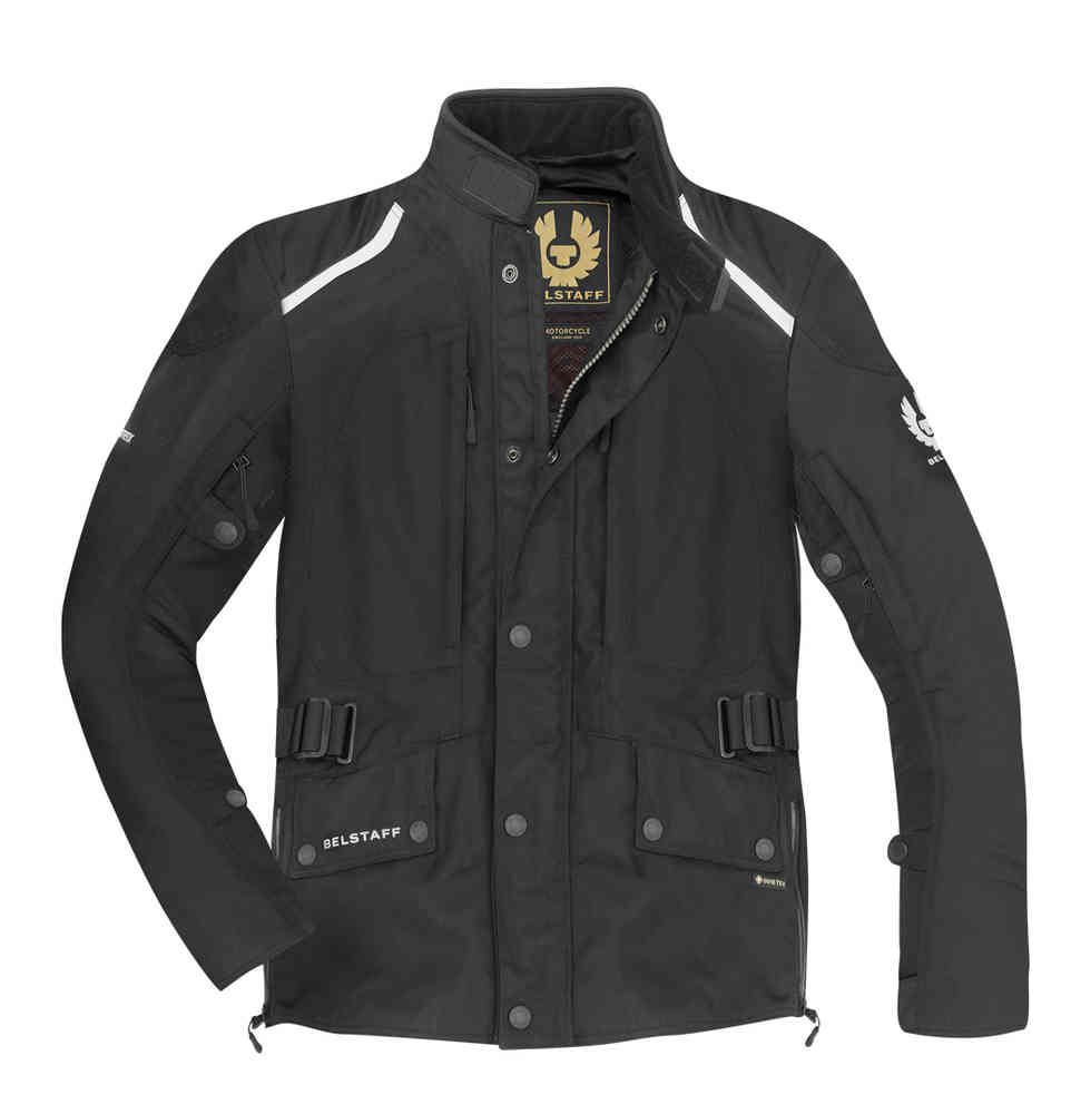 Chaqueta de Motociclista Belstaff Black Prince para Hombre Talla Mediana  Acolchada Bandera del Reino Unido