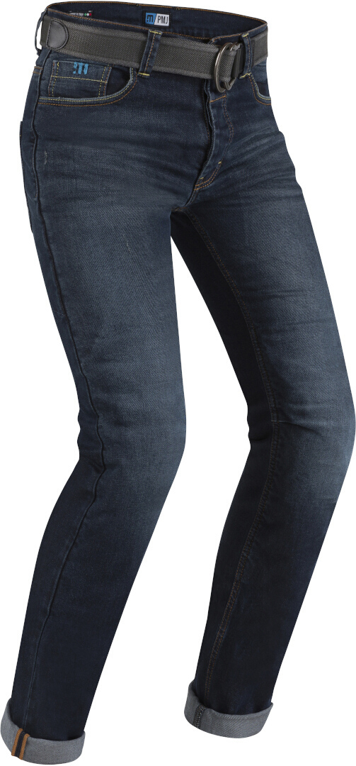 PMJ Caféracer Motorcykel Jeans, blå, storlek 32