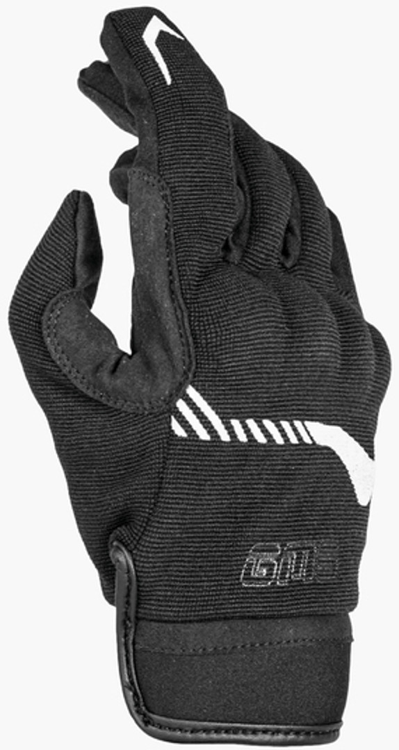 GMS Jet-City Motorcycle Gloves, black-white, Size XL, black-white, Size XL