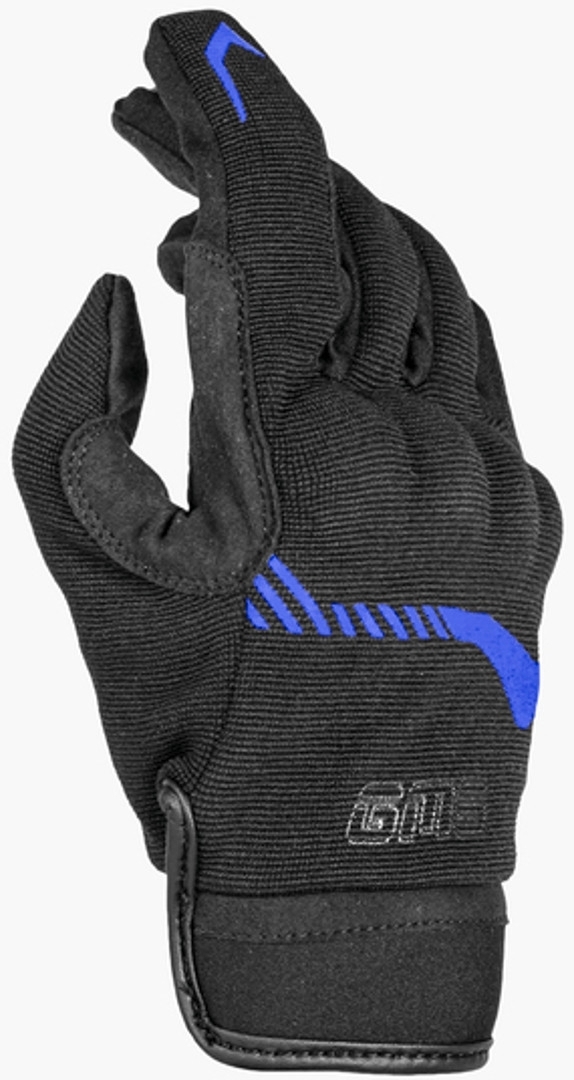 GMS Jet-City Motorcycle Gloves, black-blue, Size S, black-blue, Size S